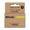 Actis KH-903YR ink (replacement for HP 903XL T6M11AE; Standard; 12 ml; yellow) - New Chip