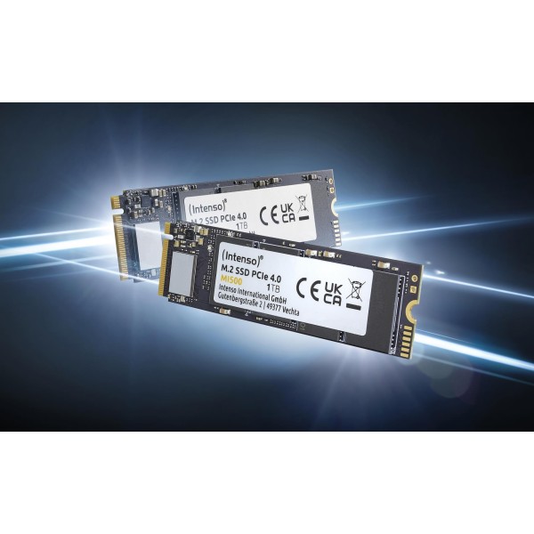 SSD|INTENSO|MI500|1TB|M.2|NVMe|3D NAND|Write speed 4500 MBytes/sec|Read speed ...