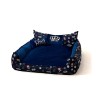 GO GIFT Dog and cat bed L - navy blue  - 90x75x16 cm