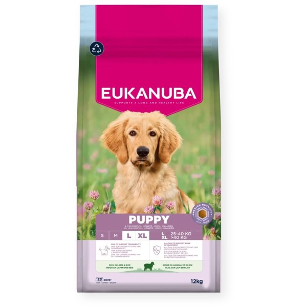 EUKANUBA Puppy Large rich in lamb ...