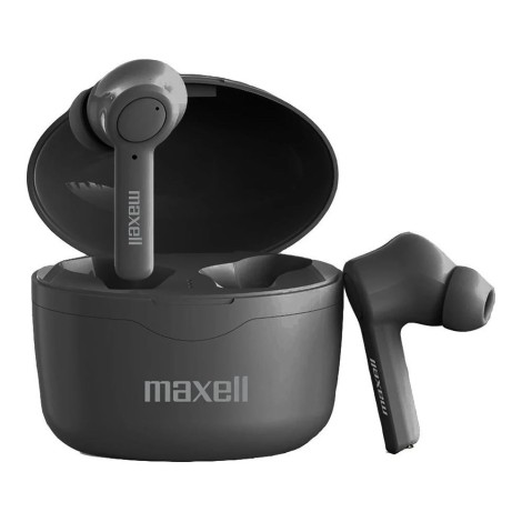 Maxell Bass 13 Sync Up Wireless Bluetooth In-Ear Headphones with Charging Case Black