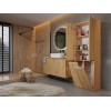 Topeshop NEL 2K DD ART KPL bathroom storage cabinet Oak