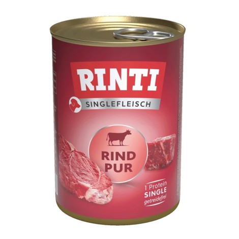 RINTI Singlefleisch Pur Beef - wet dog food - 400g