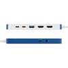 Hyper HyperDrive Flex 9 Port Dual 4K HDMI USB-C Hub, Blue | Hyper
