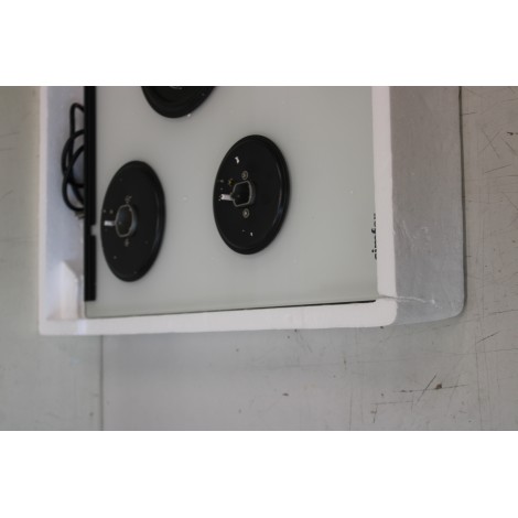 SALE OUT.  | Simfer | Hob | H4.305.HGSBB | Gas on glass | Number of burners/cooking zones 3 | Rotary painted inox knobs | White | DAMAGED PACKAGING, SMALL SCRATCHES ON BURNERS