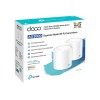 AX3000 Whole Home Mesh Wi-Fi 6 System | Deco X60 (2-pack) | 802.11ax | 2402+574 Mbit/s | 10/100/1000 Mbit/s | Ethernet LAN (RJ-45) ports 2 | Mesh Support Yes | MU-MiMO Yes | Antenna type 4xInternal per Deco uni