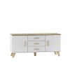 Cama sideboard LOTTA 150 2D3S white + sonoma oak