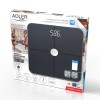 Adler Smart Bathroom Scale | AD 8187 | Maximum weight (capacity) 180 kg | Accuracy 100 g | Body Mass Index (BMI) measuring | Black
