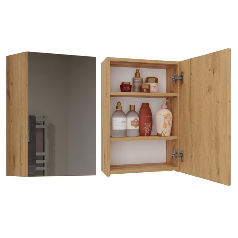 Topeshop POLA 1DL ARTISAN bathroom storage cabinet Oak
