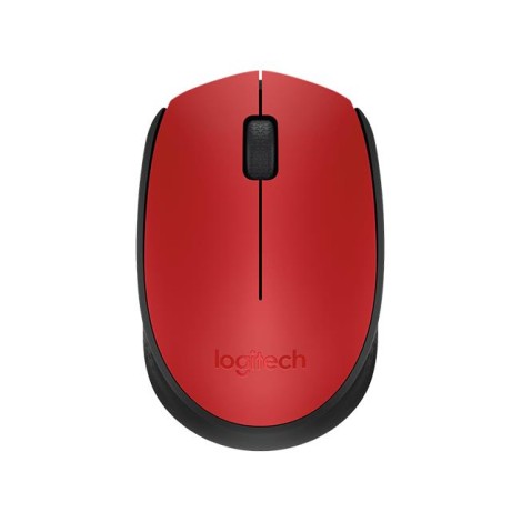 MOUSE USB OPTICAL WRL M171/RED 910-004641 LOGITECH