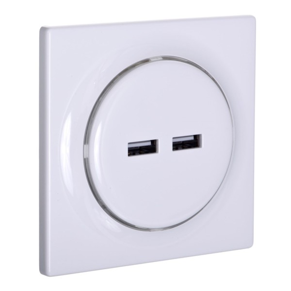 Fibaro Walli N socket-outlet 2x USB ...