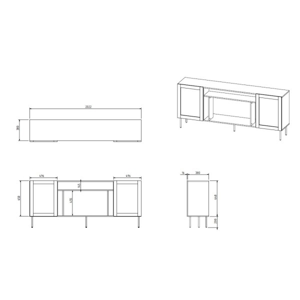 JUTA EF chest of drawers + ...