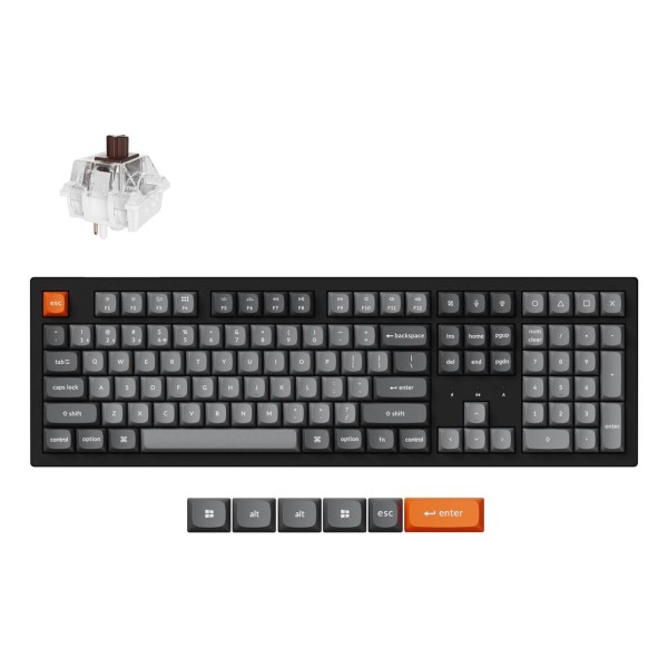 KEYBOARD WRL K10 MAX RGB/BLACK K10M-H3 ...