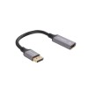 Lanberg Displayport (M)->HDMI(F) Adapter 8K on cable 20cm, Silver