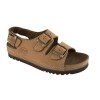 Scholl Air Bag Back Strap Comfortable Sandals Brown 35