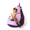 Sako bag pouffe Unicorn purple-light purple XXL 140 x 100 cm