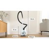 Bosch Serie 4 BGB41HYG1H 600 W white bagged vacuum cleaner