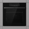 Gorenje | Oven | BOS6737E06FBG | 77 L | Multifunctional | EcoClean | Mechanical control | Steam function | Convection | Height 59.5 cm | Width 59.5 cm | Black