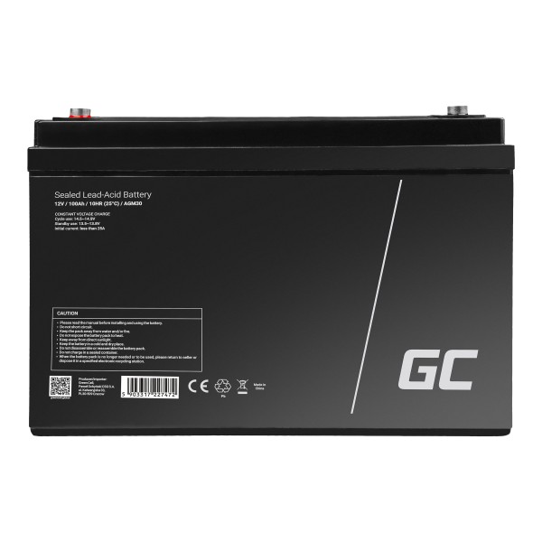 GREENCELL Battery AGM 12V 100Ah