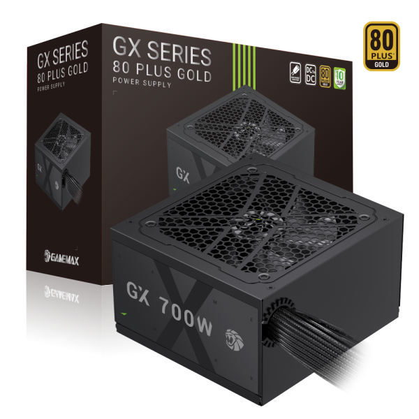 Gamemax Power Supply, 80 PLUS, Gold ...