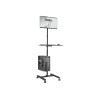 Digitus | Mobile workstation with individual height adjustment | DA-90374 | Monitor Mount, PC Holder | 17-32 