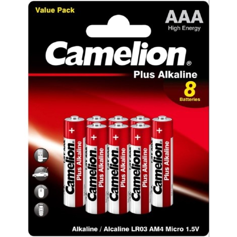 Camelion | AAA/LR03 | Plus Alkaline | 8 pc(s)