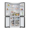 Haier Side by side Refrigerator HCR3818ENMD (467L; dark inox)