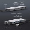 Hub TP-LINK UH9120C 3xUSB-A 3.0, 1xUSB-C 3.0, 1xUSB-C PD, HDMI 4K, RJ45 GE, SD, microSD
