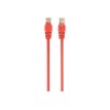 PATCH CABLE CAT5E UTP 0.5M/RED PP12-0.5M/R GEMBIRD