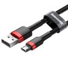 Cable Micro USB Baseus Cafule 1.5A 2m (red & black)