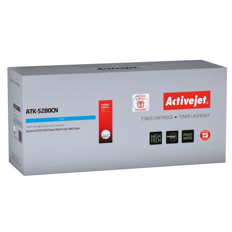 Activejet ATK-5280CN toner (replacement for Kyocera TK-5280C; Supreme; 11000 pages; cyan)