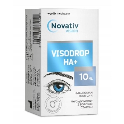 Novativ Vsion Visodrop HA+ eye drops 10 ml