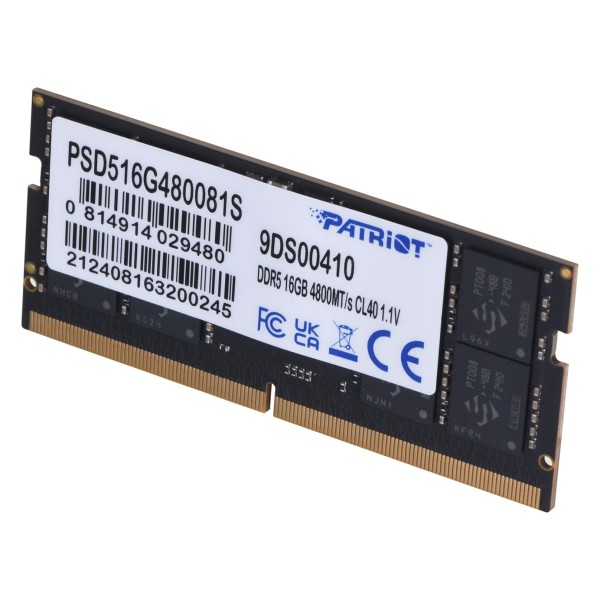 Patriot Memory Signature PSD516G480081S memory module ...