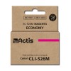 Actis KC-526M Ink Cartridge (replacement for Canon CLI-526M; Standard; 10 ml; magenta)