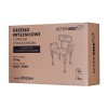 Shower chair with backrest and armrests