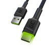 Green Cell KABGC13 USB cable USB 2.0 2 m USB A USB C Black