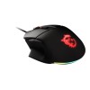 MSI CLUTCHGM20 ELITE Gaming USB RGB Adjustable up to 6400 DPI Desktop Laptop Gaming Grade Optical Mouse (Clutch GM20 ELITE) | MSI