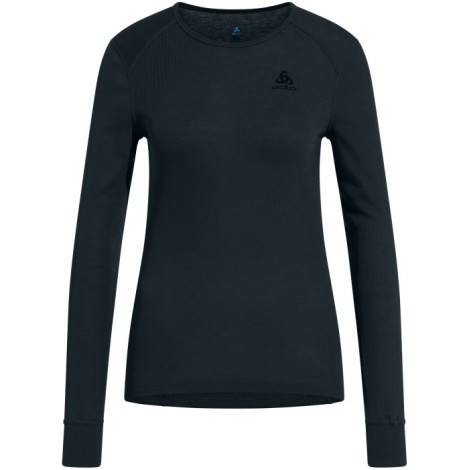 Bielizna termoaktywna z długim rękawem Odlo BL TOP crew neck l/s ACTIVE WARM roz. M Niebiesko-szara