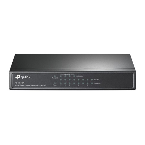 Switch|TP-LINK|8x10Base-T / 100Base-TX / 1000Base-T|TL-SG1008P