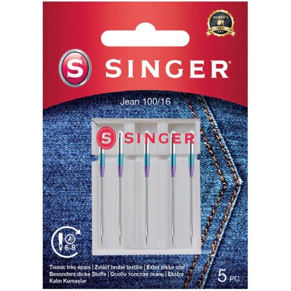 Singer | Denim Needle 100/16 5PK