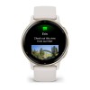 SMARTWATCH VIVOACTIVE 5/IVORY/GOLD 010-02862-11 GARMIN