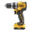 DeWALT DCD703L2T-QW drill 1500 RPM Keyless 900 g Black, Yellow