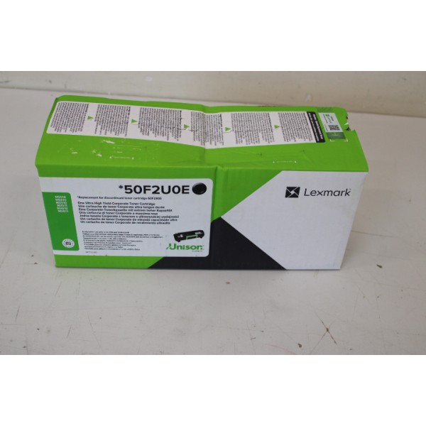 SALE OUT. Lexmark 50F2U0E Cartridge, Black/დაზიანებულია ...