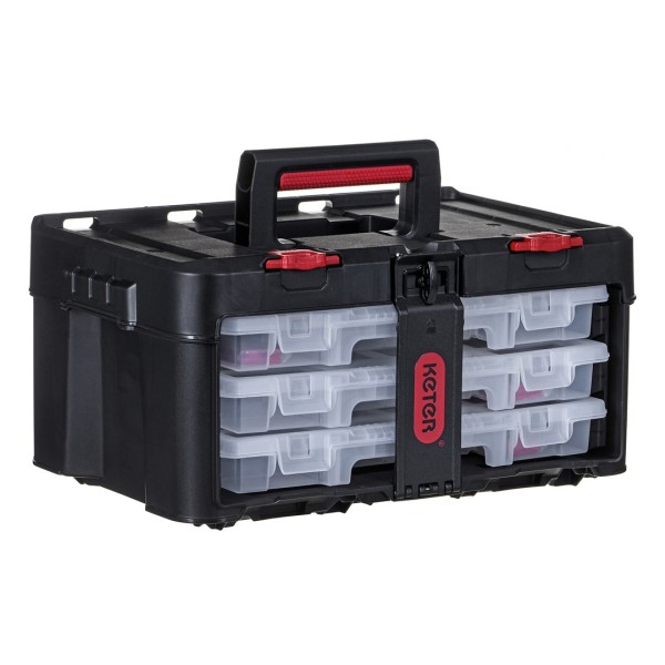 Toolbox KETER Stack'N'Roll (17210831/253380) with 3 ...