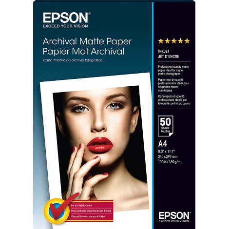 Archival Matte Paper - A4 - 50 Sheets | A4