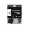 I/O ADAPTER DISPLAYPORT TO DVI/BLACK A-DPM-DVIF-002 GEMBIRD