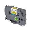 Brother | TZe-641 Laminated Tape | Black On Yellow | TZe | 8 m | 1.8 cm