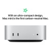 Apple Mac | Mini | Desktop | Apple M4 | Internal memory 16 GB | Solid-state drive capacity 256 GB | No Optical Drive | Keyboard language No keyboard | macOS