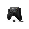 Microsoft Xbox Wireless Controller + USB-C Cable Black Gamepad Analogue / Digital PC, Xbox One, Xbox One S, Xbox One X, Xbox Series S, Xbox Series X