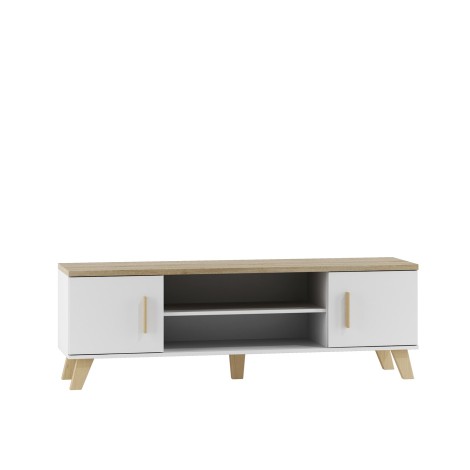 Cama TV stand LOTTA 160 2D2K white/sonoma